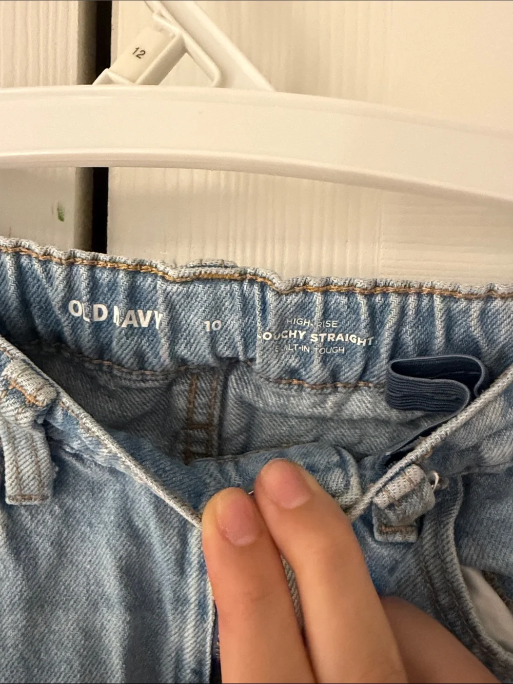 Girls Light Blue Relaxed Fit Distressed Jeans